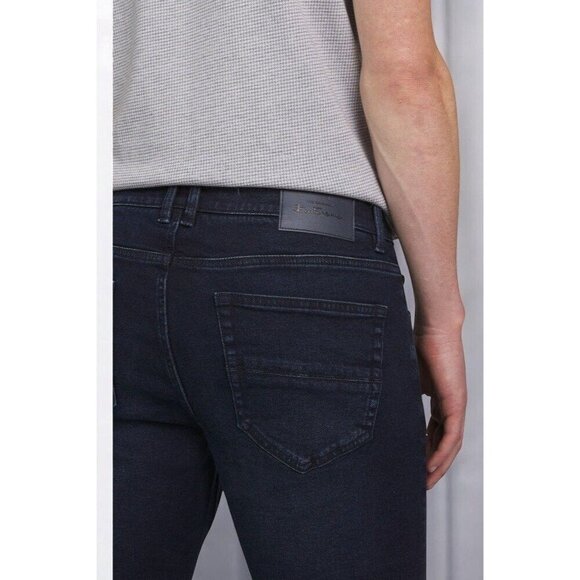 Ben Sherman Mens Skinny Fit Dark Blue Fulham Wash 5 pocket Denim Jeans NEW 40X32 - Picture 6 of 6